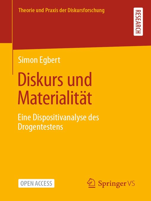 Title details for Diskurs und Materialität by Simon Egbert - Available